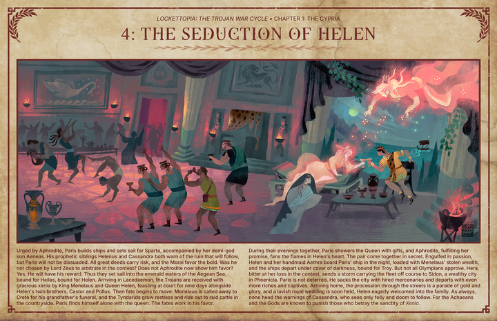 4 The Seduction of Helen | Art print
