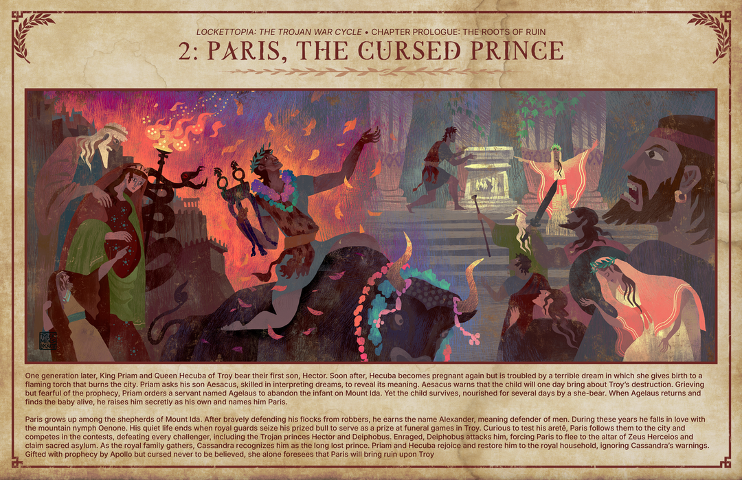 2 Paris, the Cursed Prince | Art print