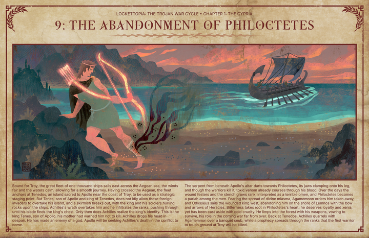 9 The Abandonment of Philoctetes | Art print