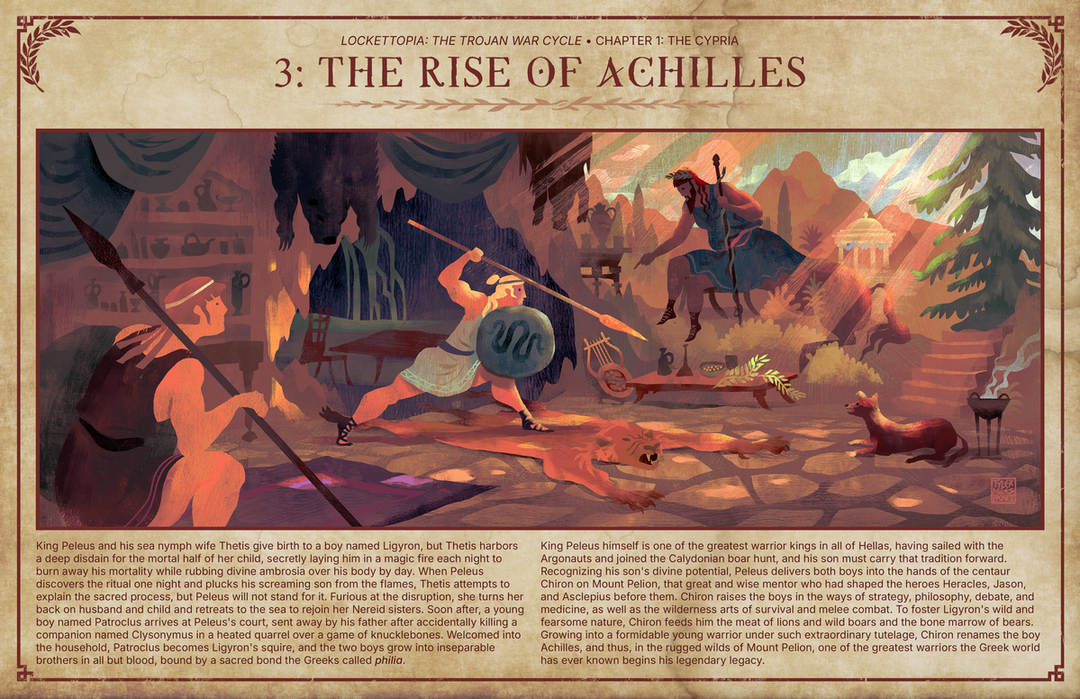 3 The Rise of Achilles | Framed art