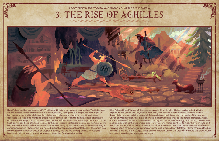 3 The Rise of Achilles | Framed art