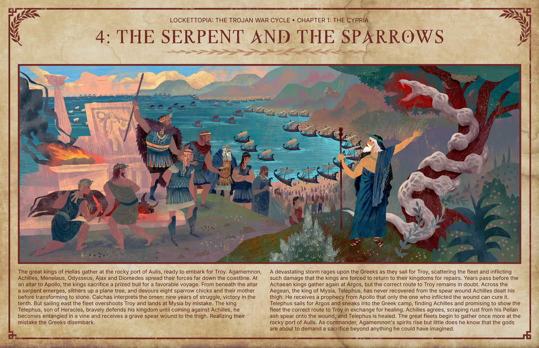7 The Serpent and the Sparrows | Framed art