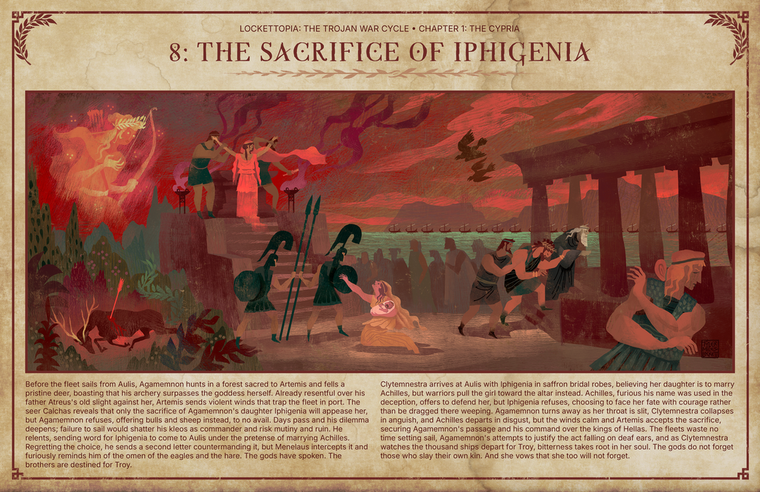 8 The Sacrifice of Iphigenia | Art print