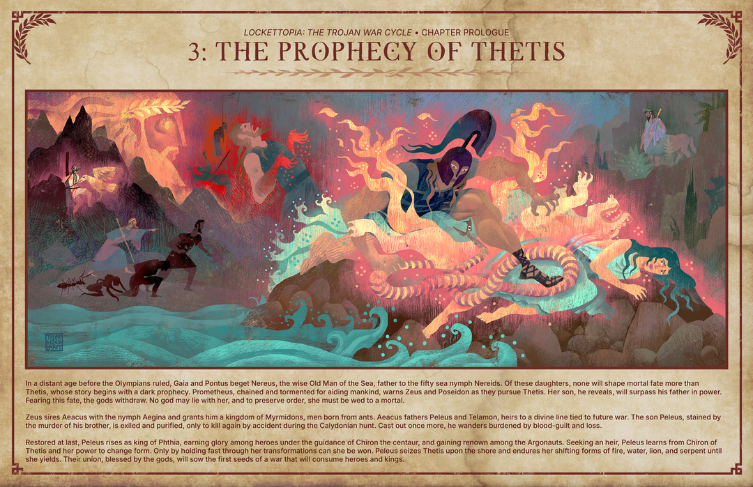 3 The Prophecy of Thetis | Art print