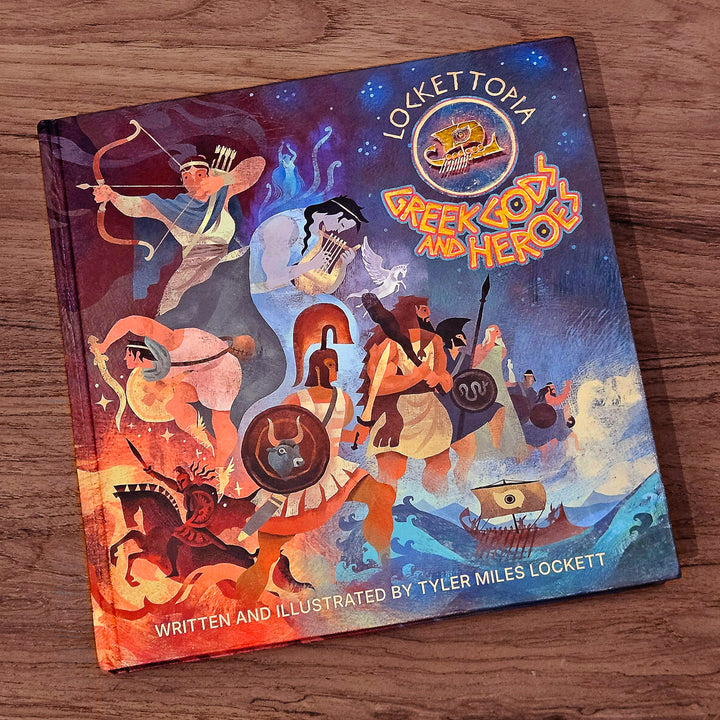 "Lockettopia: Greek Gods and Heroes" (Hardback book)