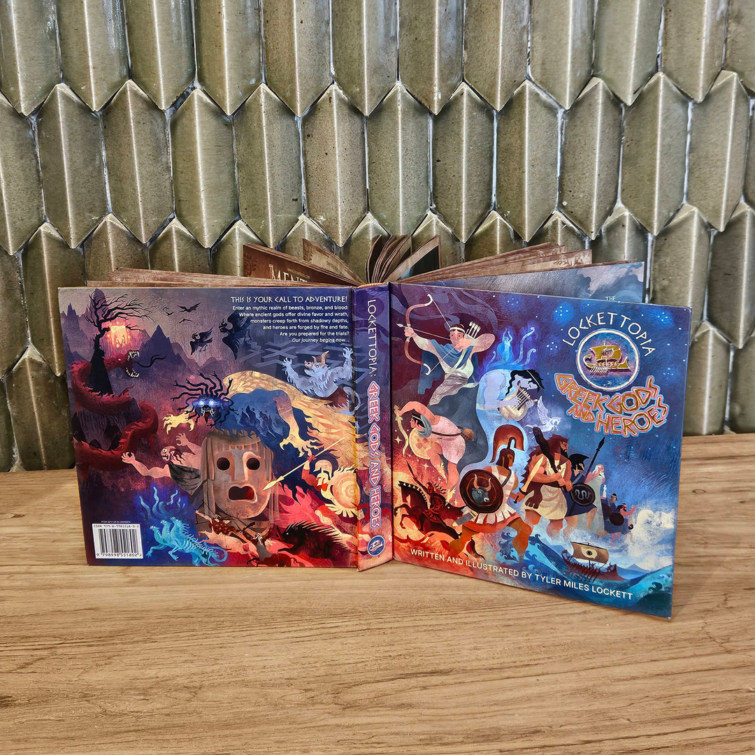 "Lockettopia: Greek Gods and Heroes" (SPECIAL EDITION hardback book)