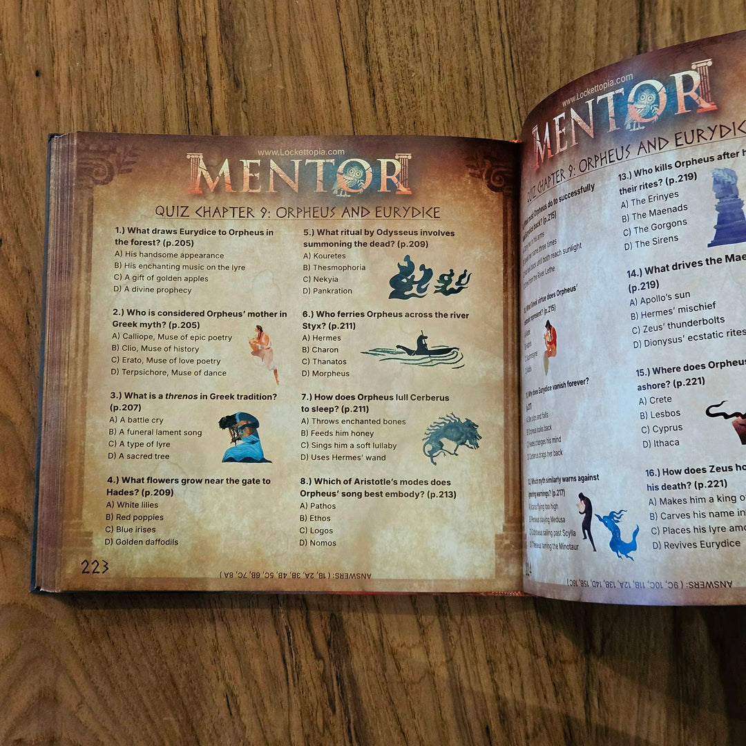"Lockettopia: Greek Gods and Heroes" (SPECIAL EDITION hardback book)