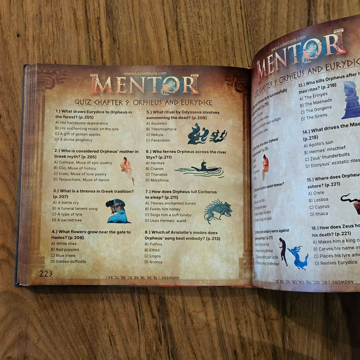 "Lockettopia: Greek Gods and Heroes" (SPECIAL EDITION hardback book)