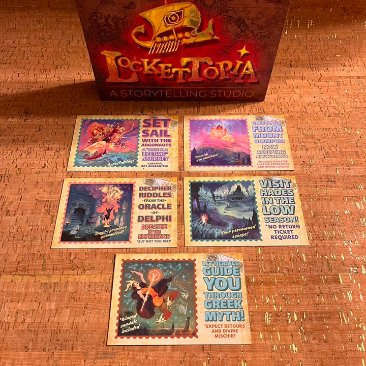 "Lockettopia: Greek Gods and Heroes" (SPECIAL EDITION hardcover book)