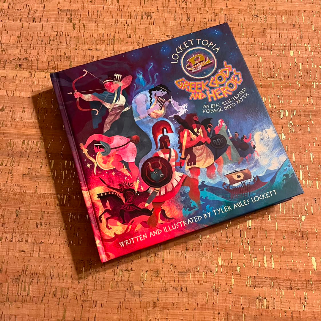 "Lockettopia: Greek Gods and Heroes" (SPECIAL EDITION hardcover book)