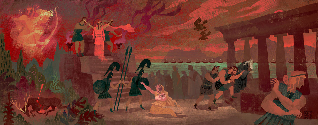 8 The Sacrifice of Iphigenia | Sticker