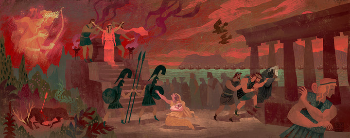8 The Sacrifice of Iphigenia | Sticker