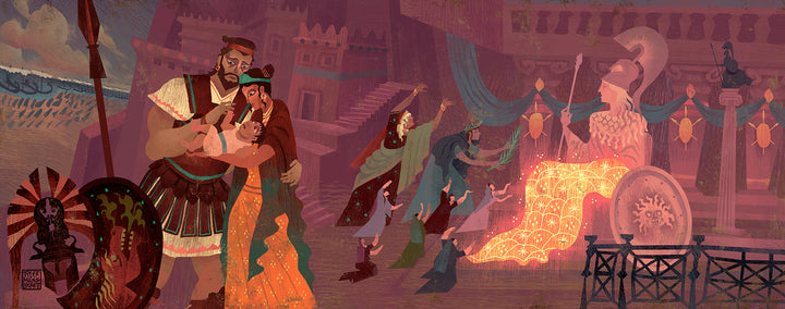 Book 6: Hector and Andromache | Sticker