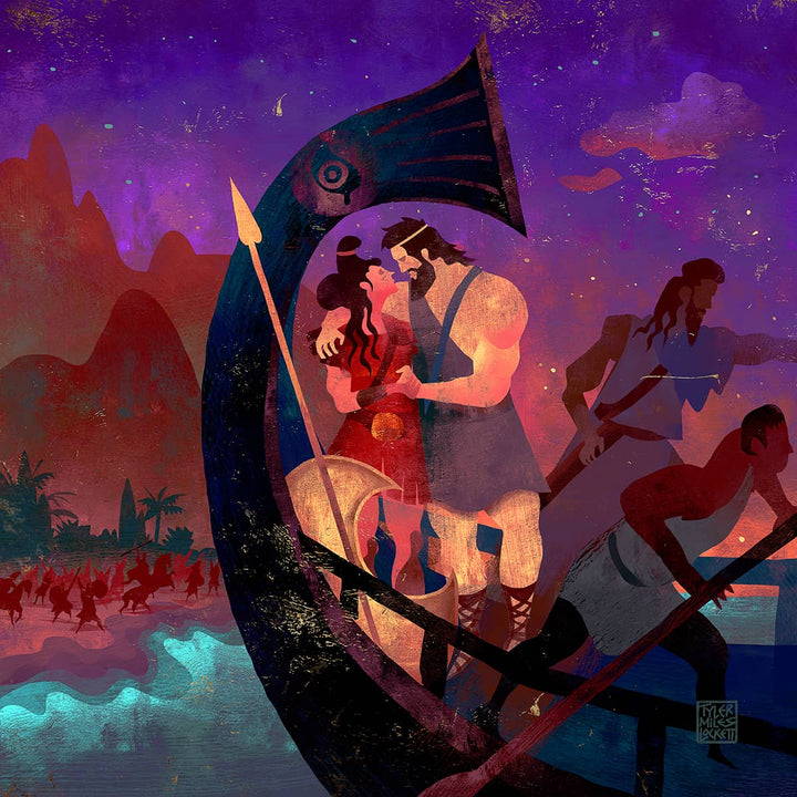 4: The Seduction of Antiope | Art Print