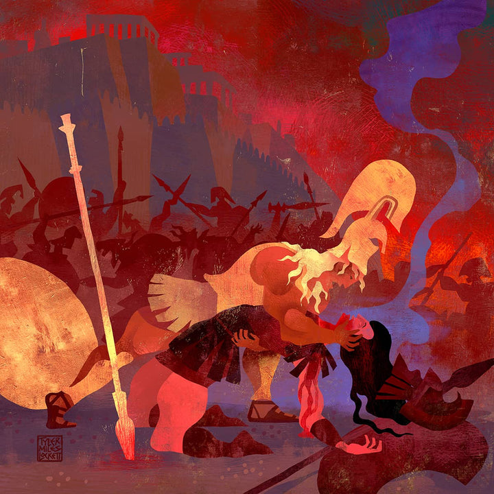 6: Penthesilea and Achilles | Art print