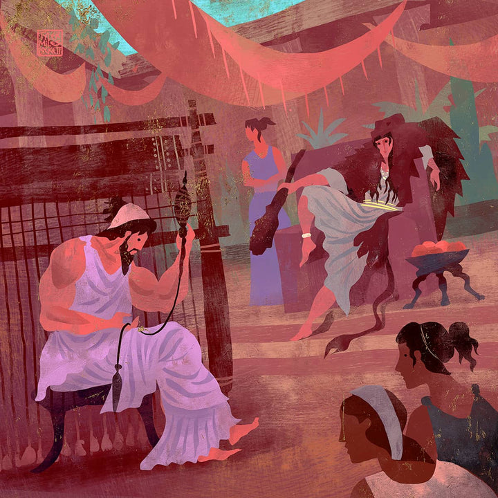 20: Enslaved to Omphale | Art print