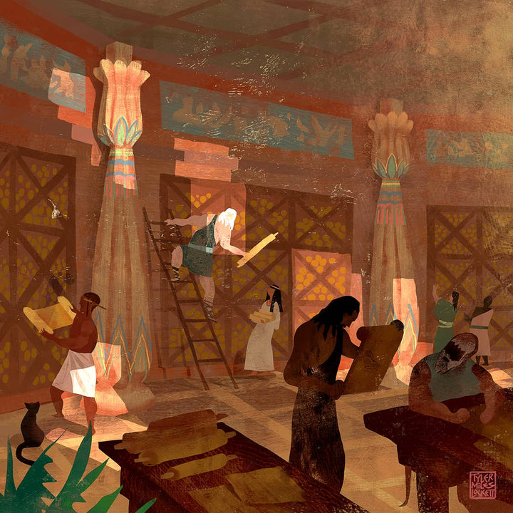 6: Notable literary works | Art print