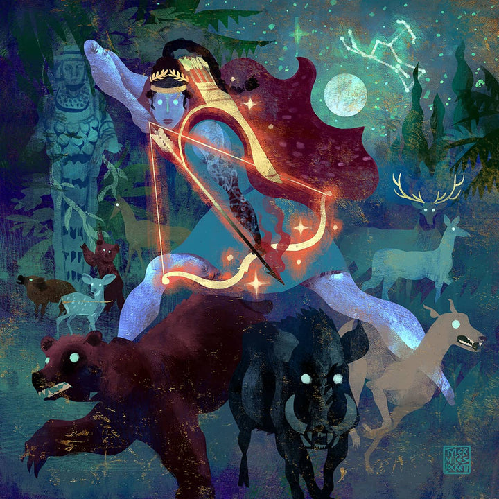 11: Artemis: Goddess of the Hunt | Art Print