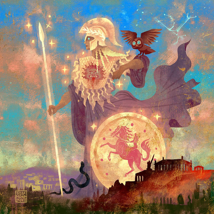 9: Athena: Goddess of Wisdom | Art print