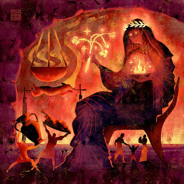 7: Hestia: Goddess of the hearth | Art print