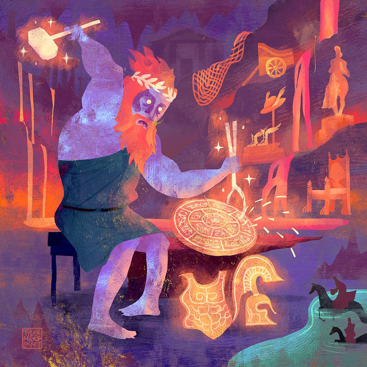 14: Hephaestus: God of Craftsmanship | Art Print