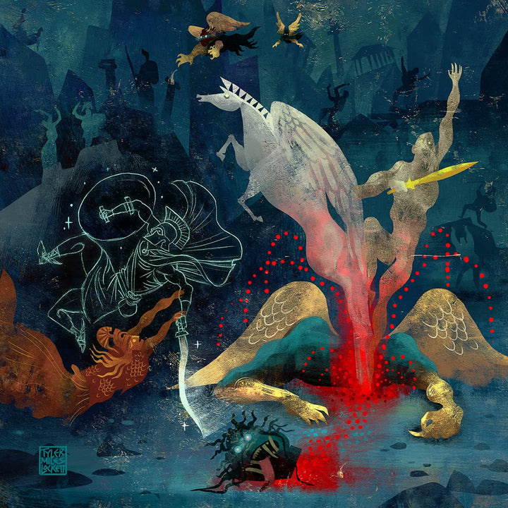 8: Taking the Gorgon Head | Art print