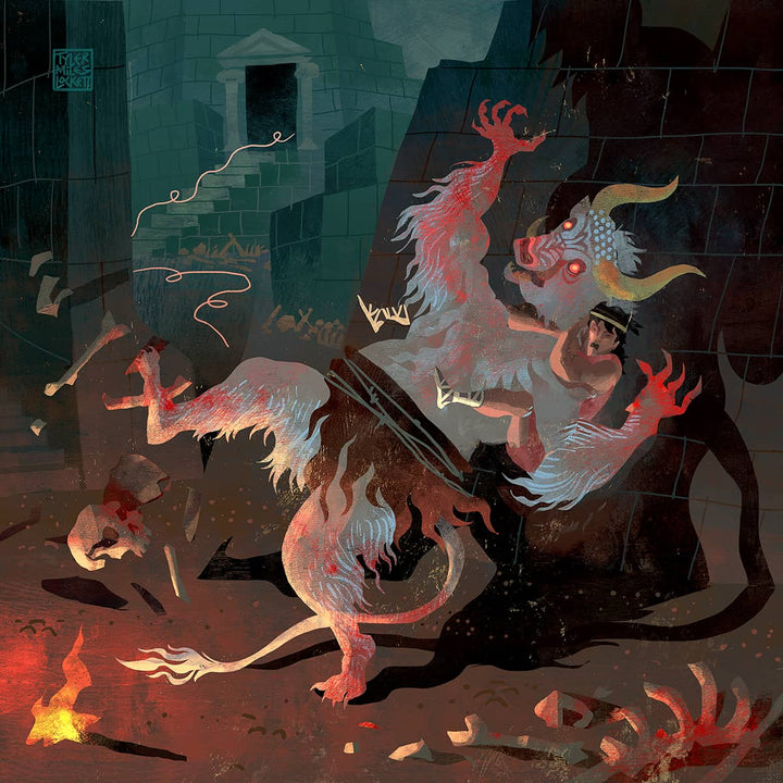 6: Facing the Minotaur | Art print