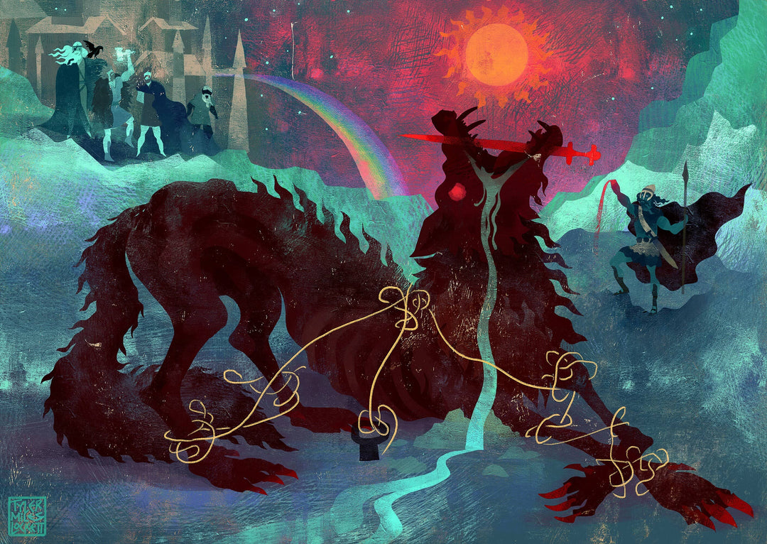 1: The Binding of Fenrir | Framed art print