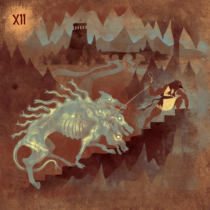 16: Cerberus of Hades (Labor 12) | Art Print