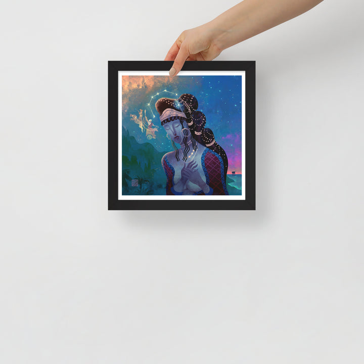 7: Abandonment of Ariadne | Framed art print