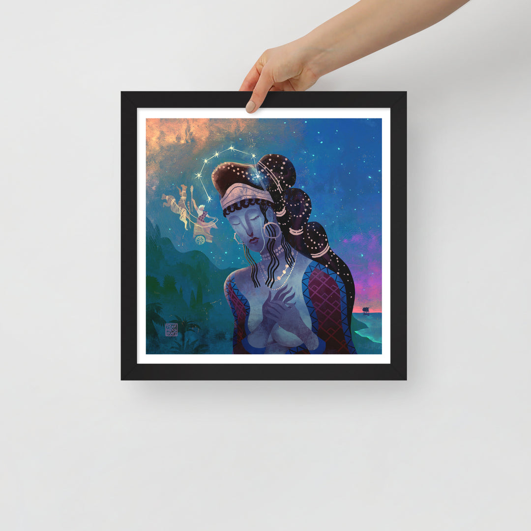 7: Abandonment of Ariadne | Framed art print