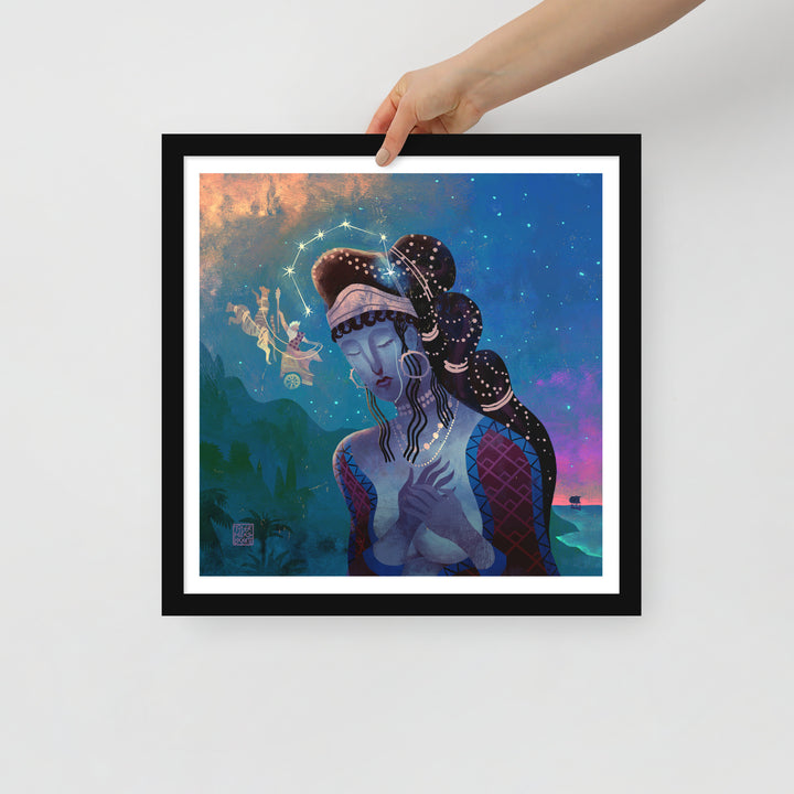 7: Abandonment of Ariadne | Framed art print