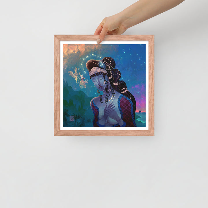 7: Abandonment of Ariadne | Framed art print