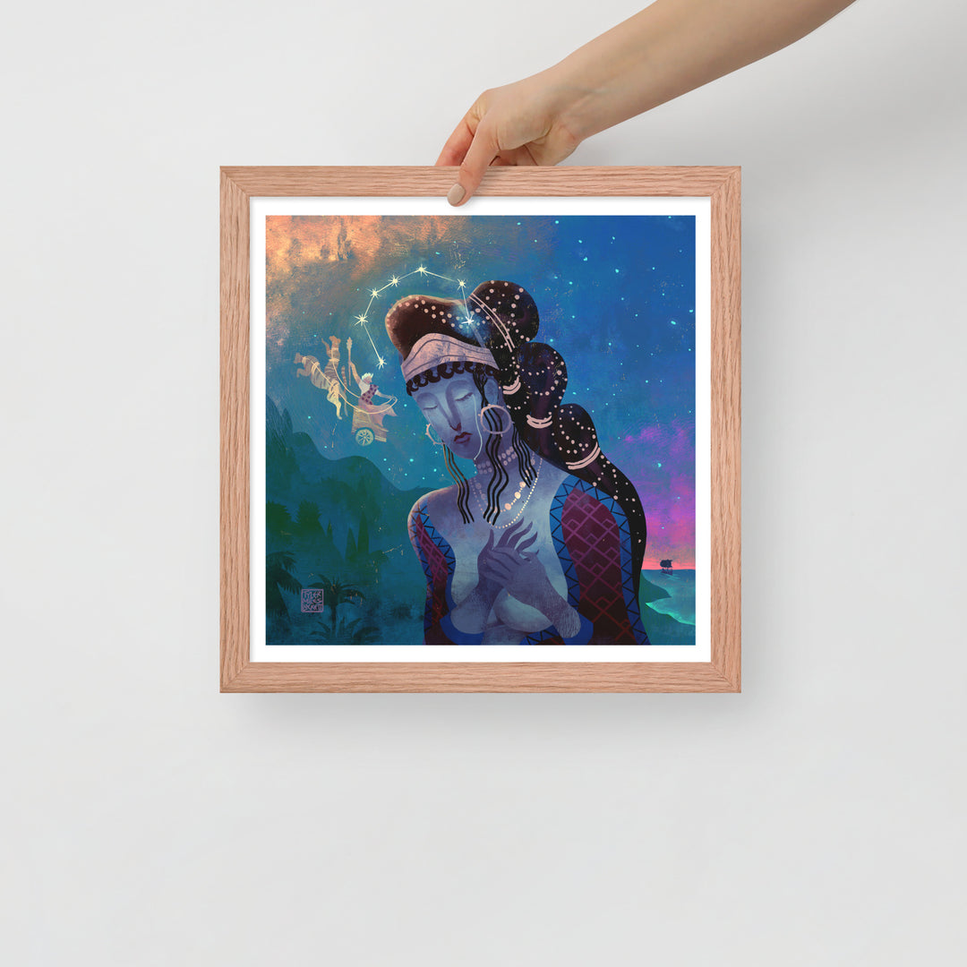 7: Abandonment of Ariadne | Framed art print