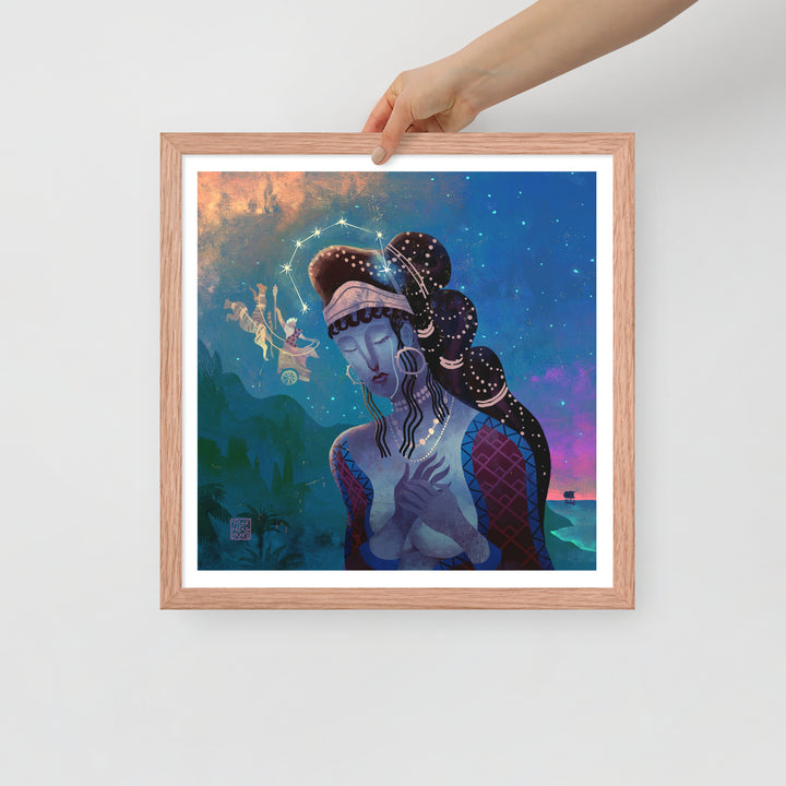 7: Abandonment of Ariadne | Framed art print