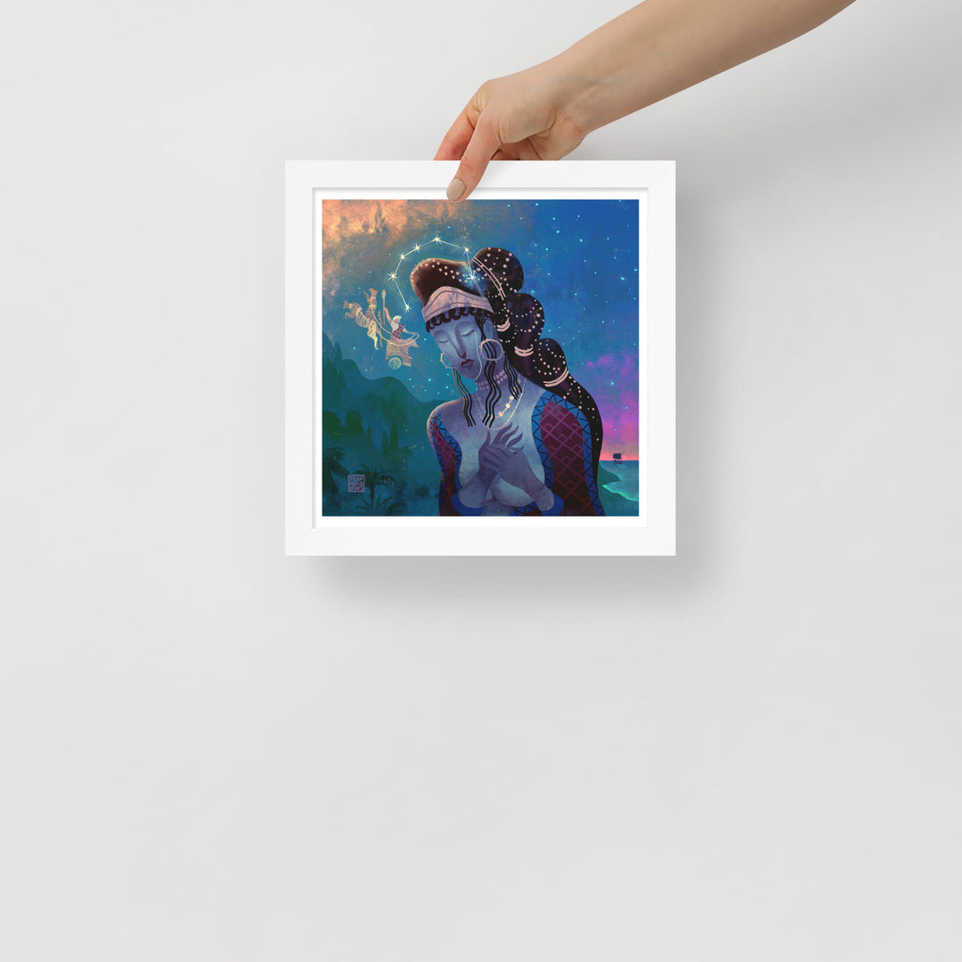 7: Abandonment of Ariadne | Framed art print