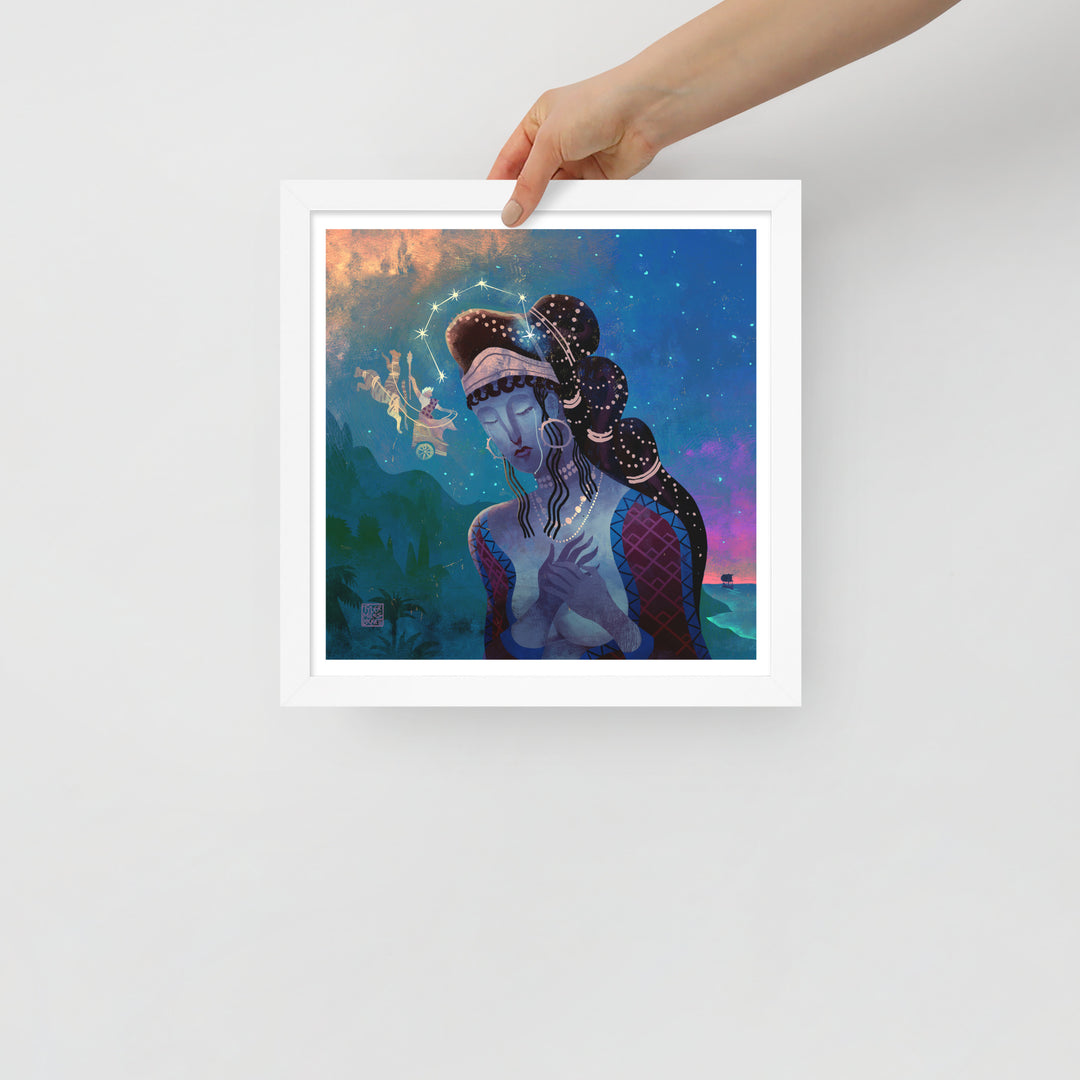 7: Abandonment of Ariadne | Framed art print