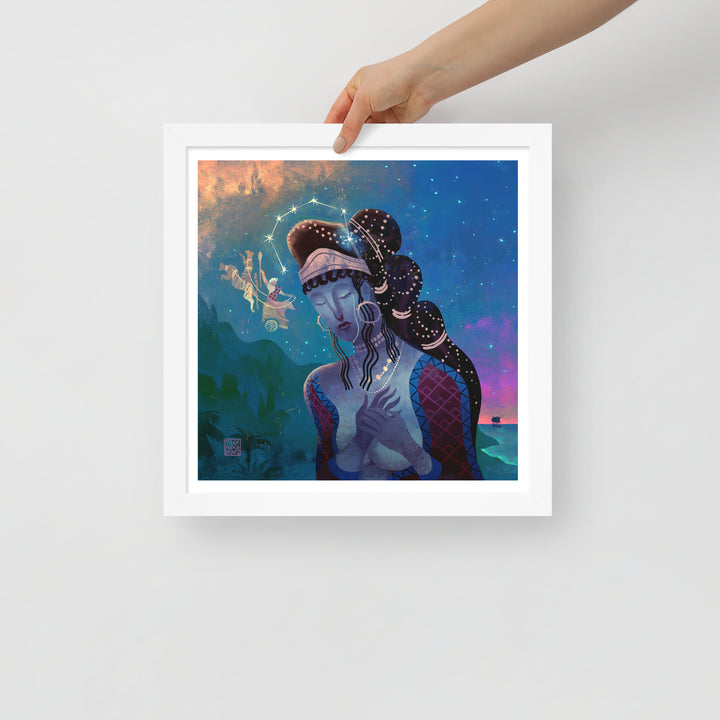 7: Abandonment of Ariadne | Framed art print