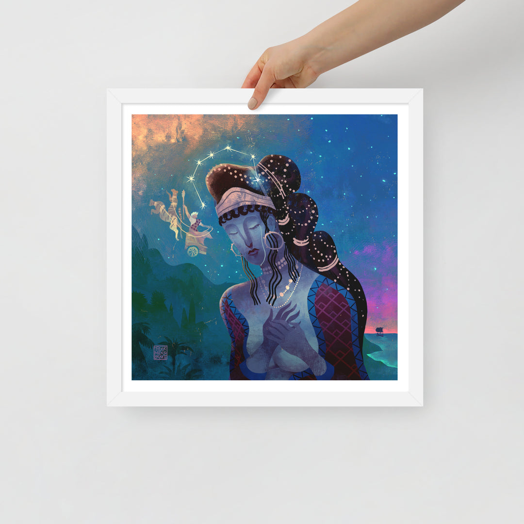 7: Abandonment of Ariadne | Framed art print
