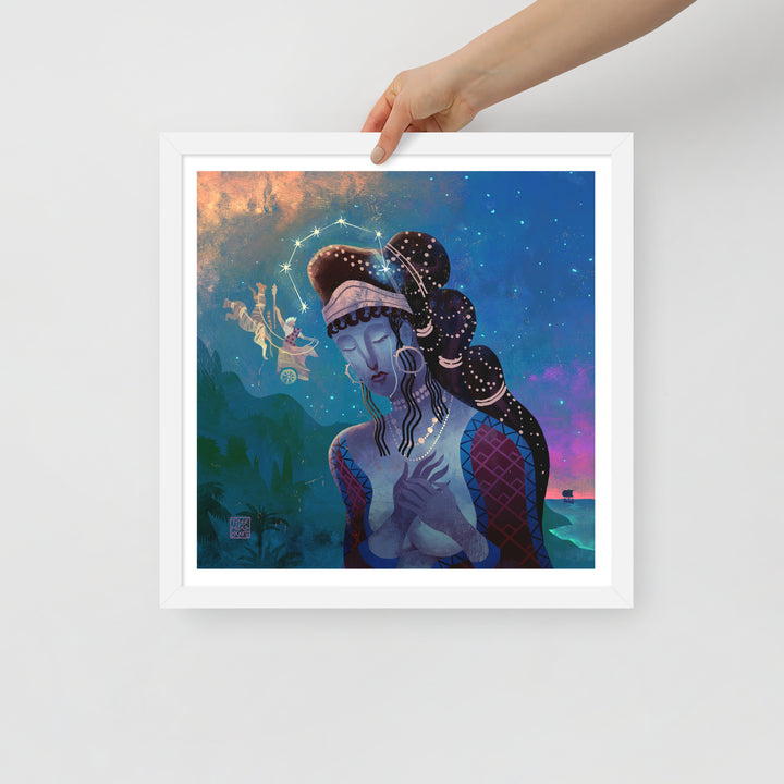 7: Abandonment of Ariadne | Framed art print