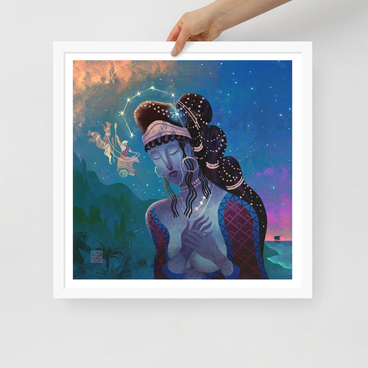 7: Abandonment of Ariadne | Framed art print
