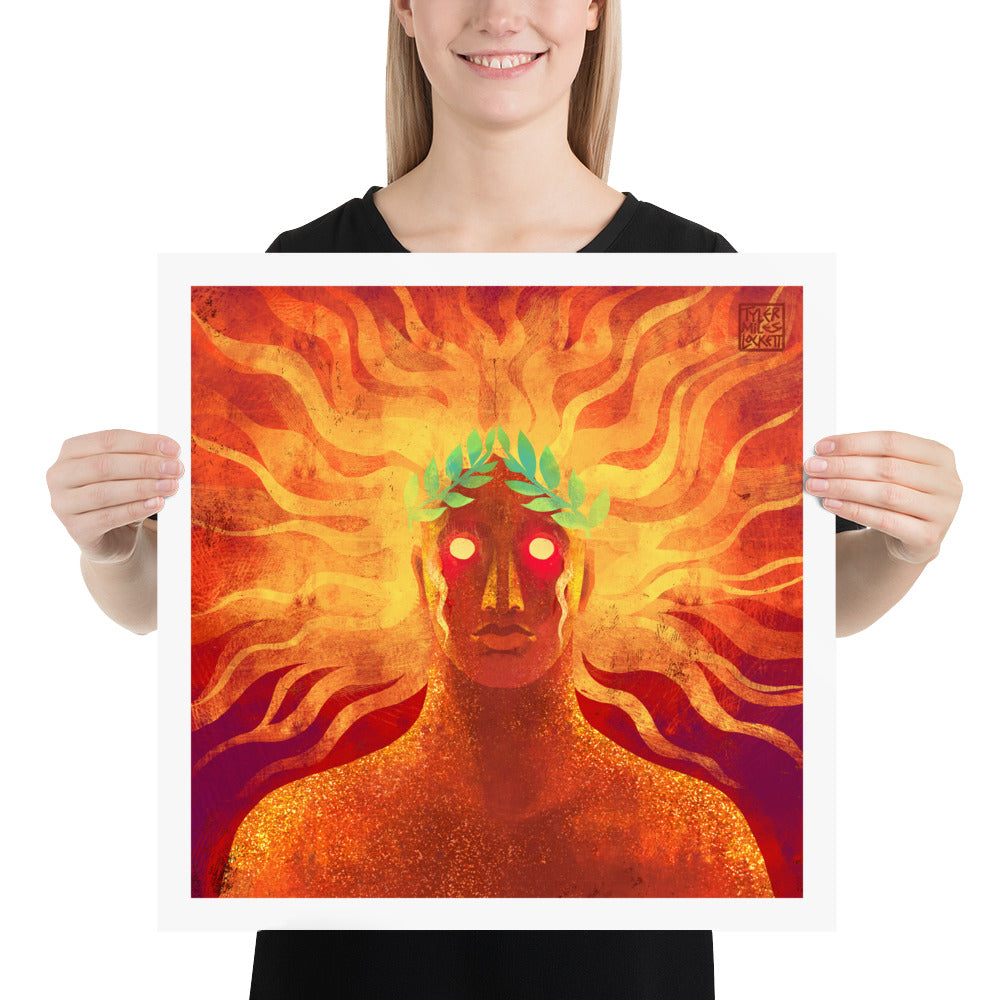 1: Apollo God of Music and Prophecy | Art print – LOCKETTOPIA